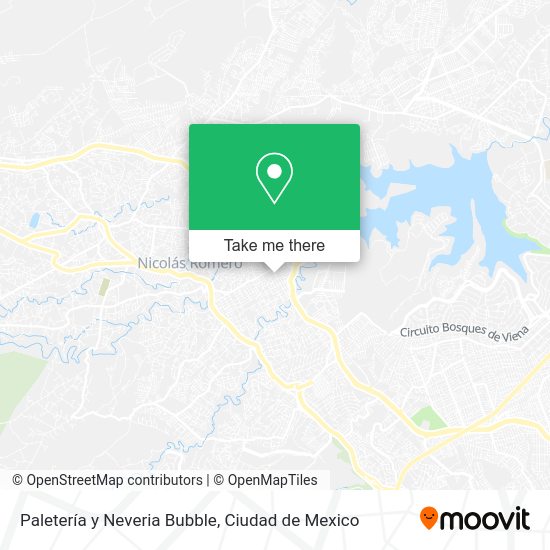 Paletería y Neveria Bubble map