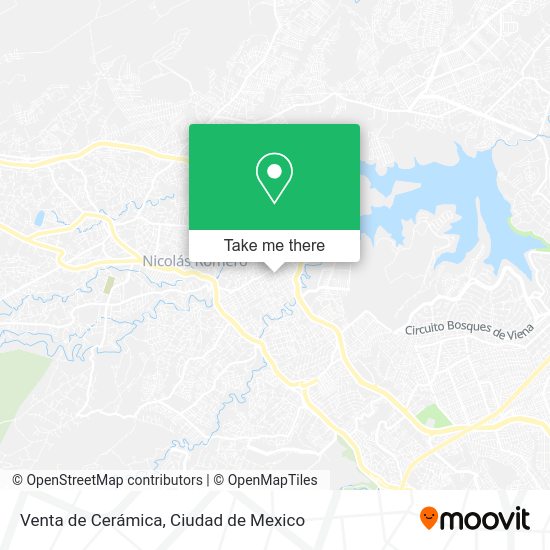 Venta de Cerámica map