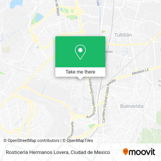 Mapa de Rosticería Hermanos Lovera