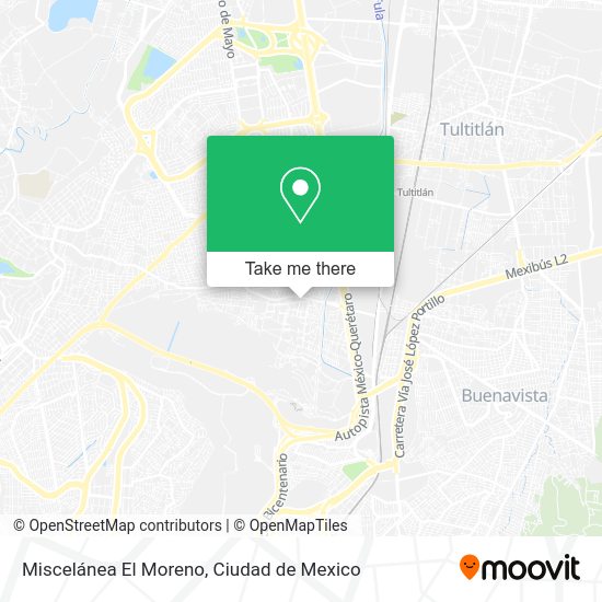 Miscelánea El Moreno map