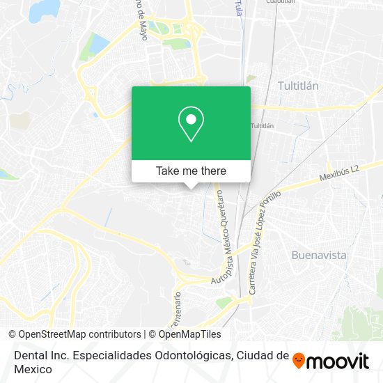 Dental Inc. Especialidades Odontológicas map