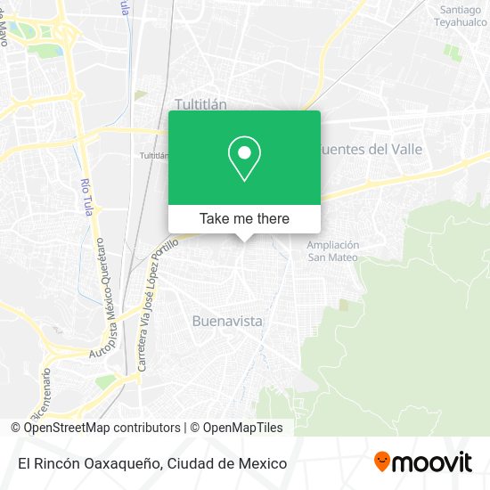 El Rincón Oaxaqueño map