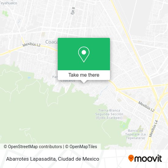 Mapa de Abarrotes Lapasadita