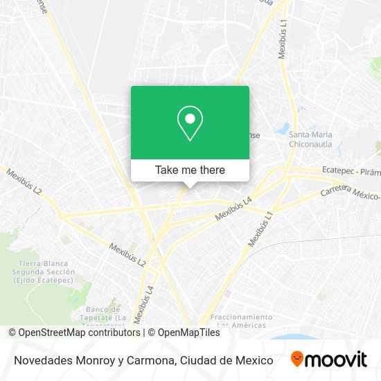 Novedades Monroy y Carmona map