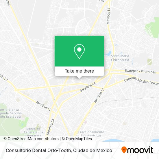 Mapa de Consultorio Dental Orto-Tooth