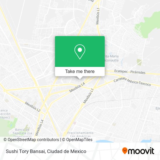 Sushi Tory Bansai map