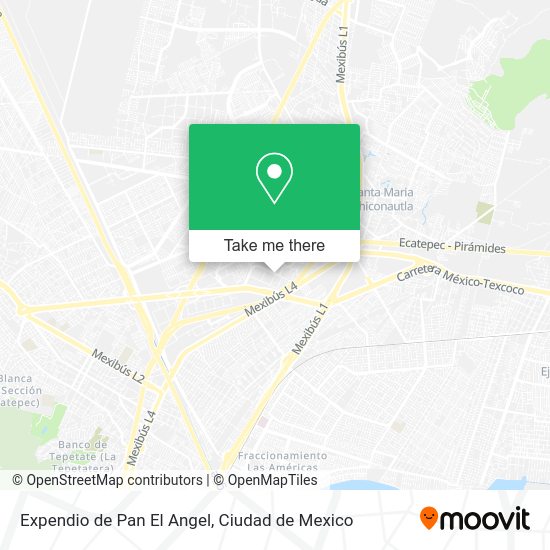 Expendio de Pan El Angel map