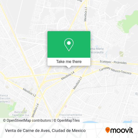 Mapa de Venta de Carne de Aves