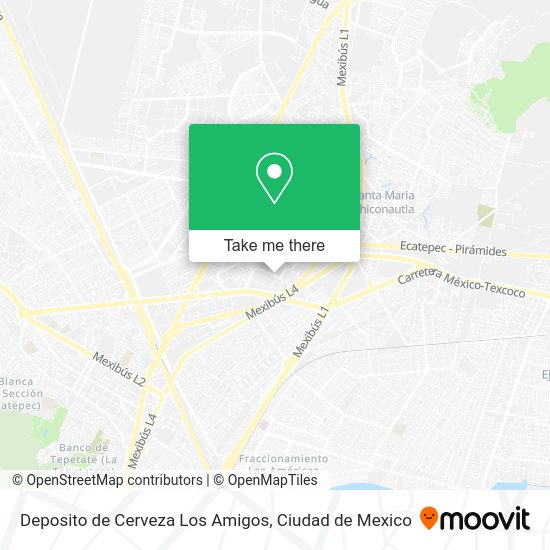 Deposito de Cerveza Los Amigos map