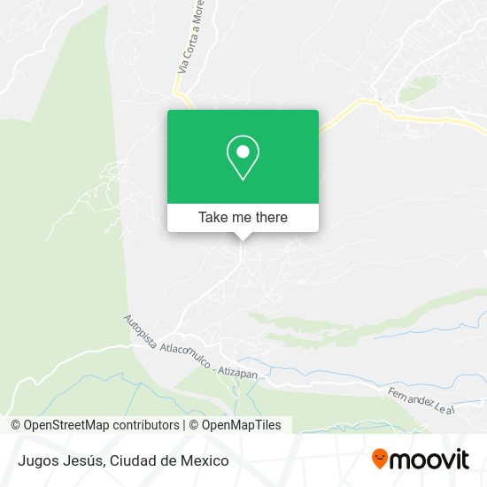 Jugos Jesús map