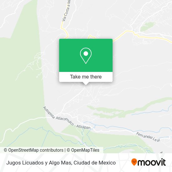 Mapa de Jugos Licuados y Algo Mas
