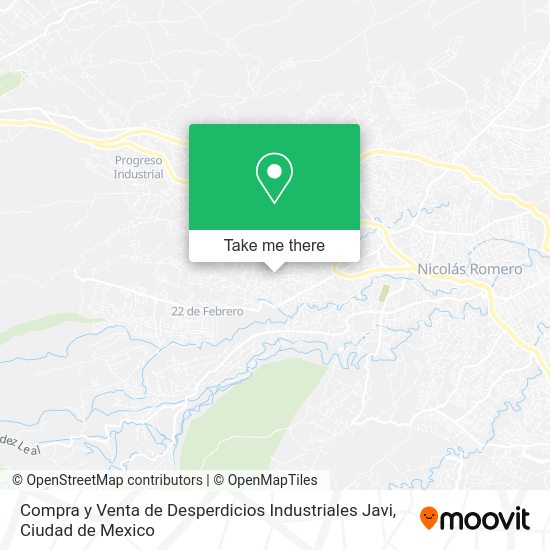 Compra y Venta de Desperdicios Industriales Javi map