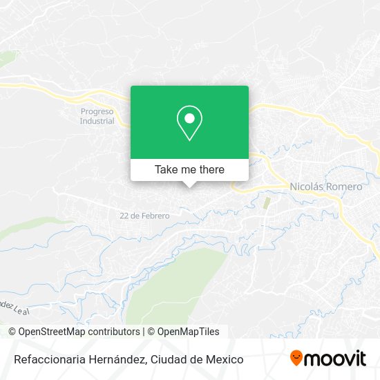 Refaccionaria Hernández map