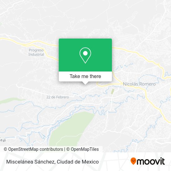 Miscelánea Sánchez map