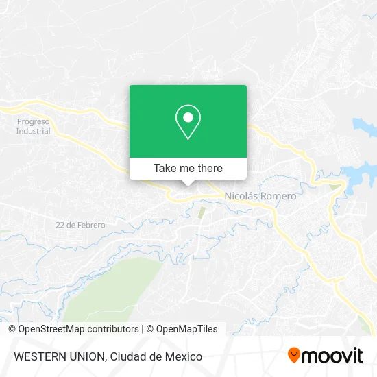 WESTERN UNION map