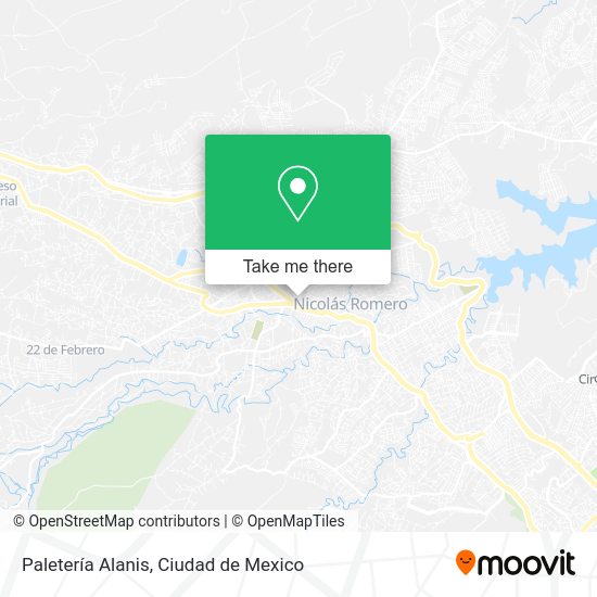Mapa de Paletería Alanis