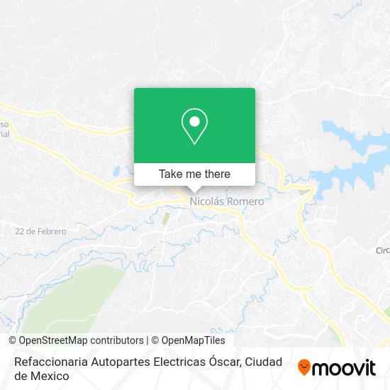 Refaccionaria Autopartes Electricas Óscar map