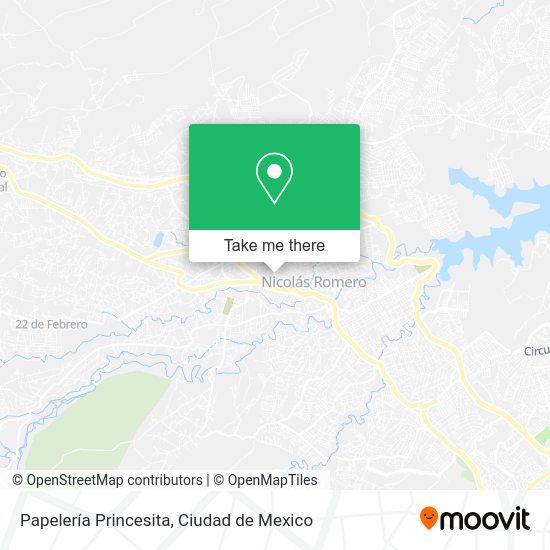 Papelería Princesita map