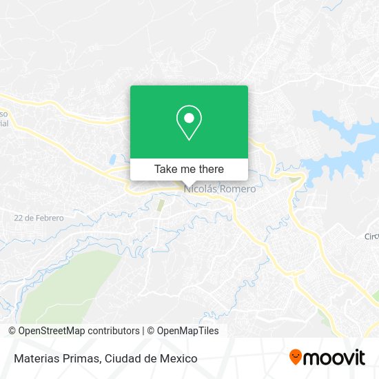 Mapa de Materias Primas