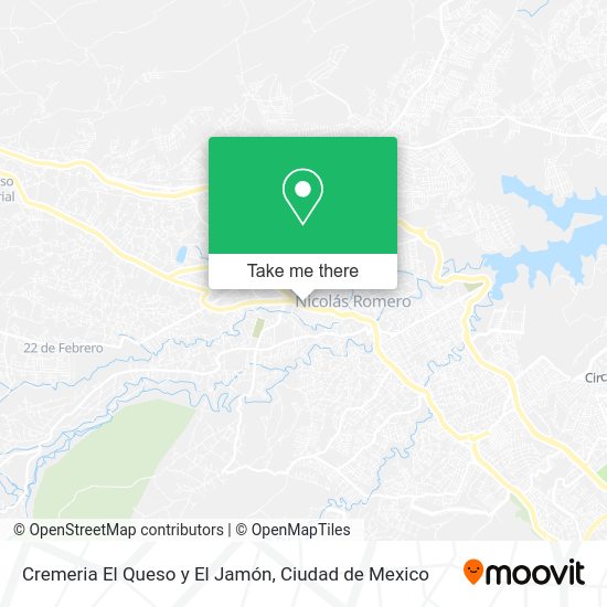 Mapa de Cremeria El Queso y El Jamón