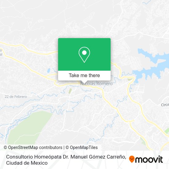 Consultorio Homeópata Dr. Manuel Gómez Carreño map