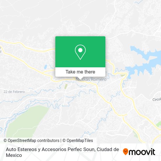 Auto Estereos y Accesorios Perfec Soun map