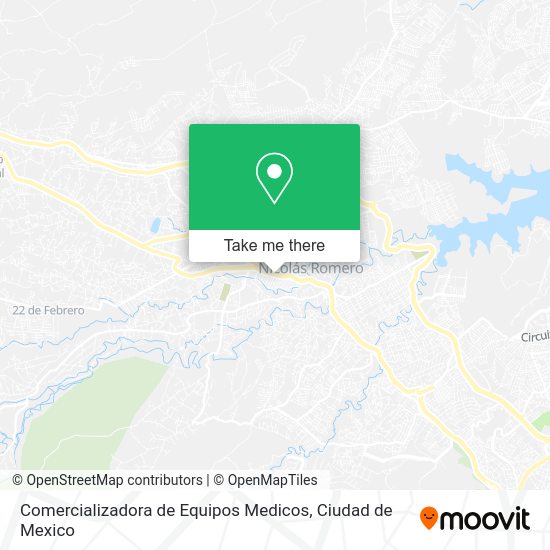 Comercializadora de Equipos Medicos map