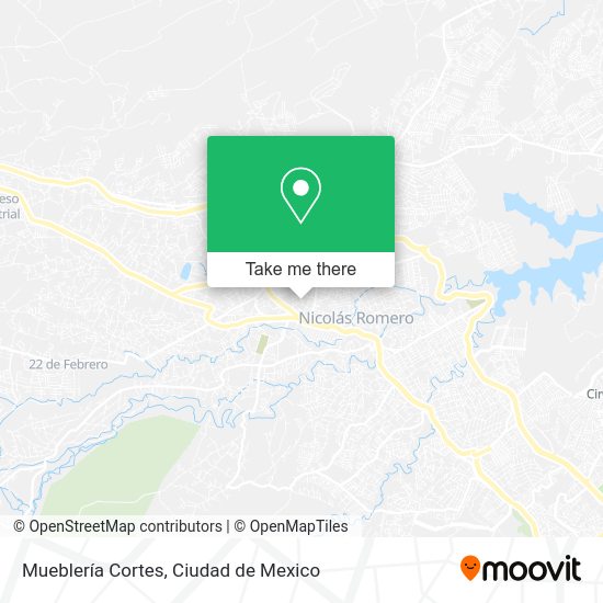 Mueblería Cortes map