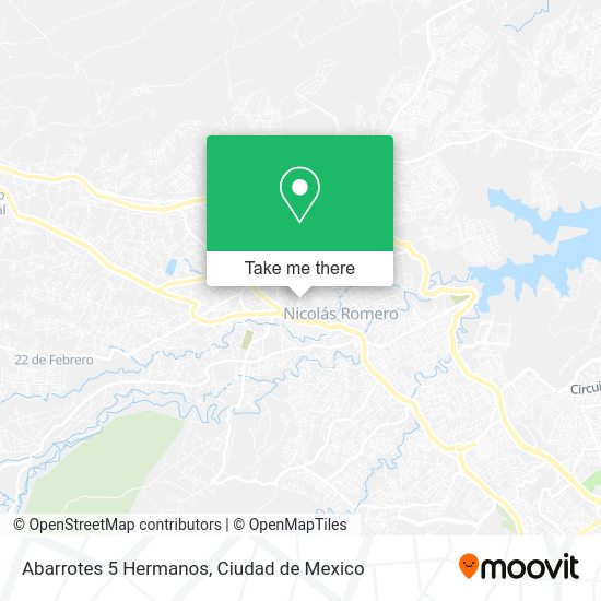 Abarrotes 5 Hermanos map