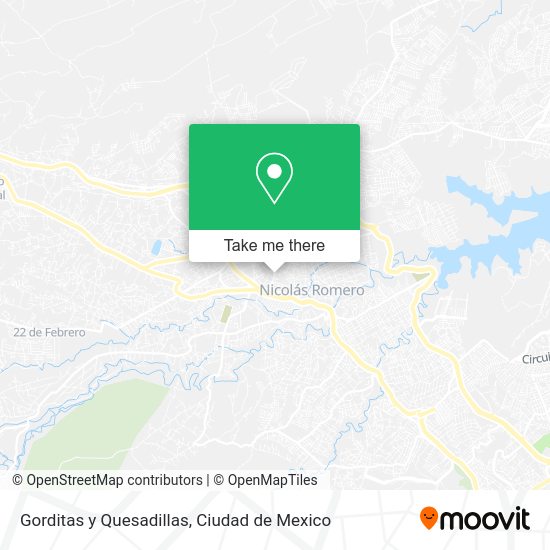 Mapa de Gorditas y Quesadillas