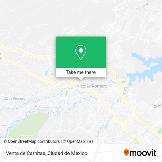 Venta de Carnitas map