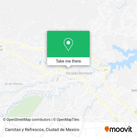Carnitas y Refrescos map