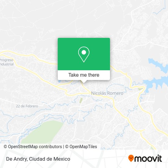 Mapa de De Andry