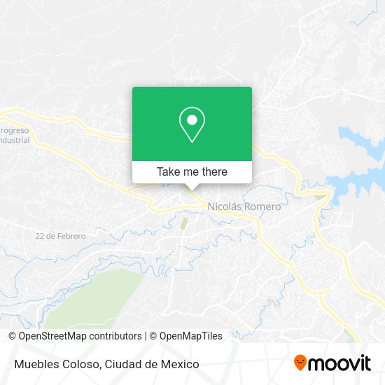Muebles Coloso map