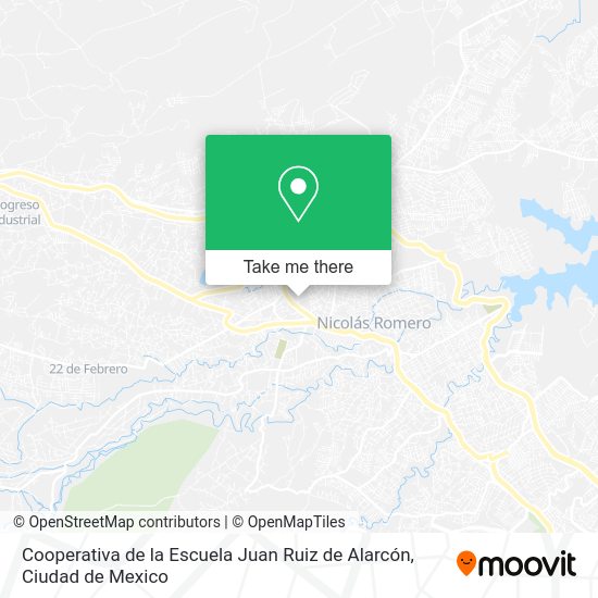 Cooperativa de la Escuela Juan Ruiz de Alarcón map