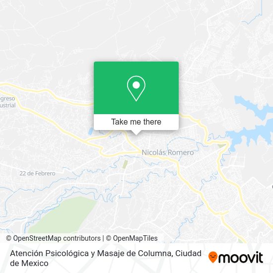 Atención Psicológica y Masaje de Columna map