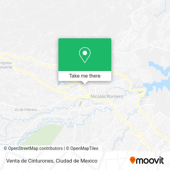 Venta de Cinturones map
