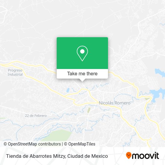 Mapa de Tienda de Abarrotes Mitzy