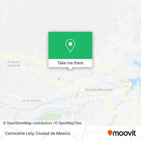 Mapa de Carnicería Lety