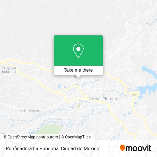 Purificadora La Purísima map