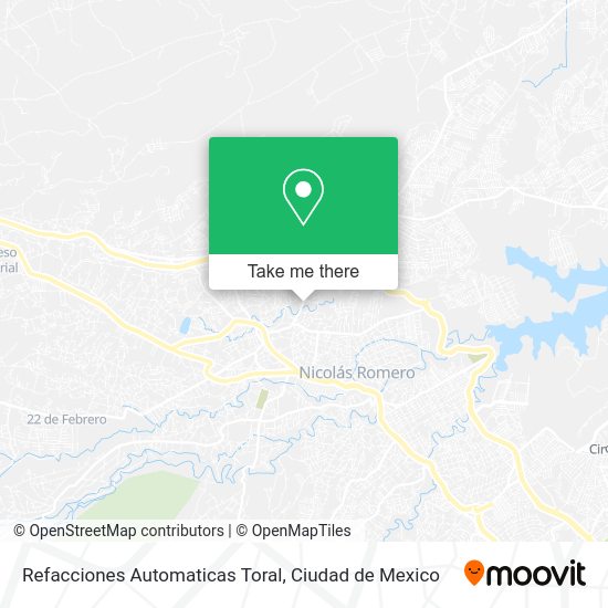 Refacciones Automaticas Toral map