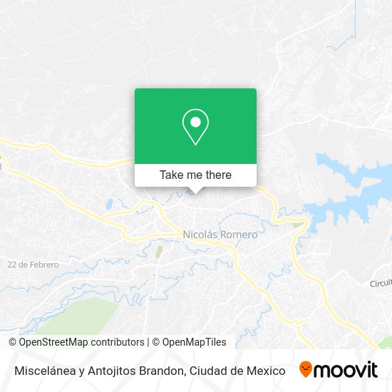 Miscelánea y Antojitos Brandon map