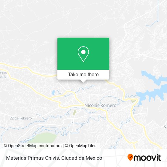 Mapa de Materias Primas Chivis