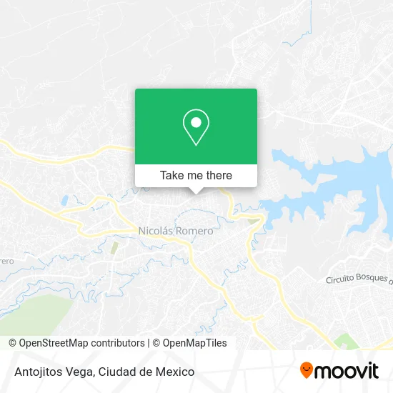 Mapa de Antojitos Vega