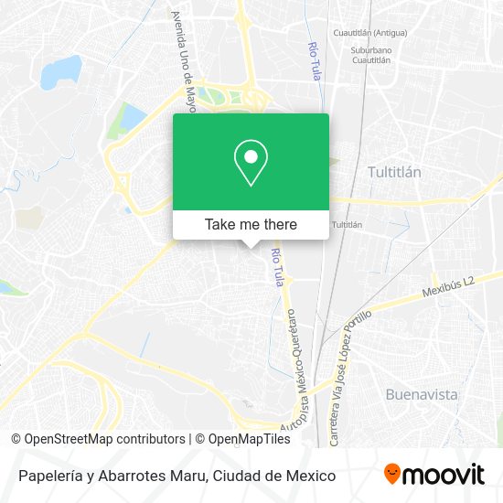 Mapa de Papelería y Abarrotes Maru