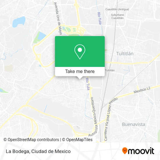 La Bodega map