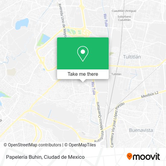 Mapa de Papelería Buhin
