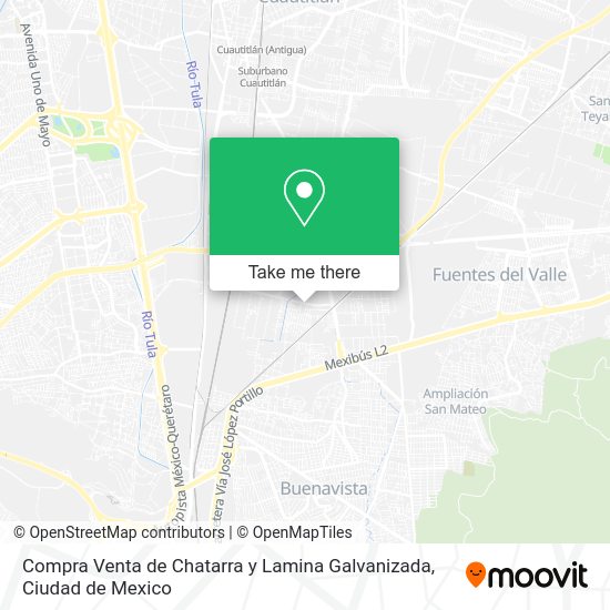 Compra Venta de Chatarra y Lamina Galvanizada map