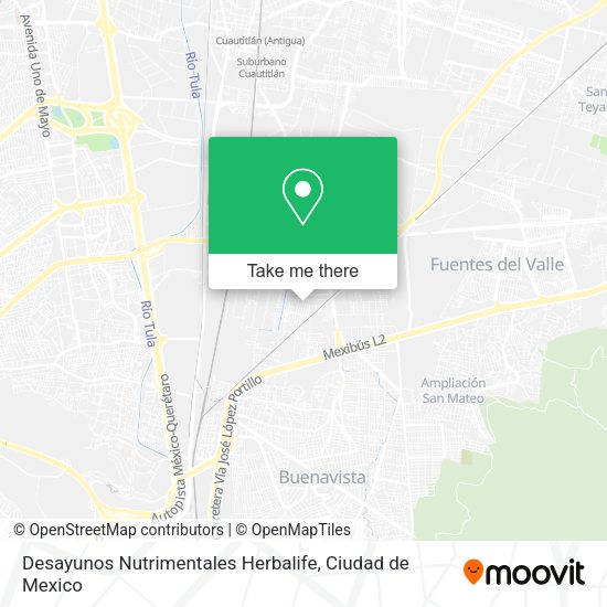 Mapa de Desayunos Nutrimentales Herbalife