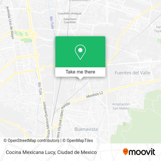 Cocina Mexicana Lucy map